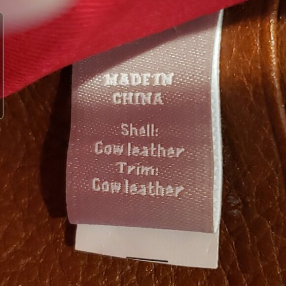 BANANA REPUBLIC Leather Red & Brown Wallet - Picture 11 of 14